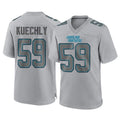 Seanshop C.Panthers #59 Luke Kuechly Player Gray Atmosphere Fashion Game Stitched Jerseys