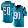 Seanshop C.Panthers #90 Julius Peppers Player Blue Vapor Untouchable Limited Game Stitched Jerseys