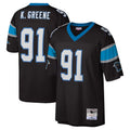 Seanshop C.Panthers #91 Kevin Greene Player Black Mitchell & Ness Legacy Replica Stitched Jerseys