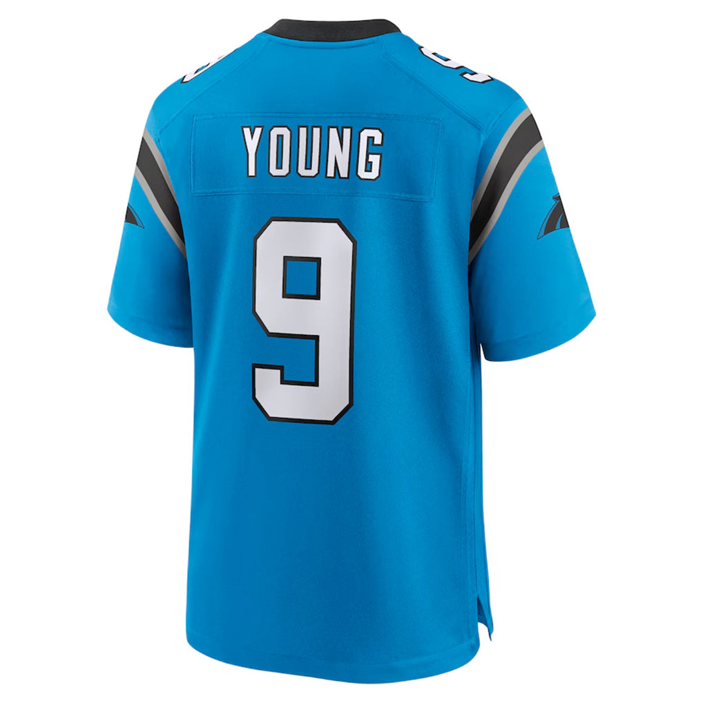 Seanshop C.Panthers #9 Bryce Young Player Blue Home Game Stitched Jerseys