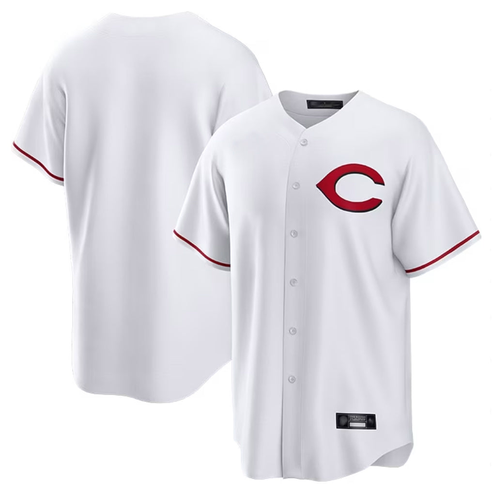 Seanshop C.Reds White Home Game Blank Player Stitched Jerseys