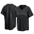Seanshop C.Reds #11 Barry Larkin Player Black T-shirt Game Home Stitched Jerseys