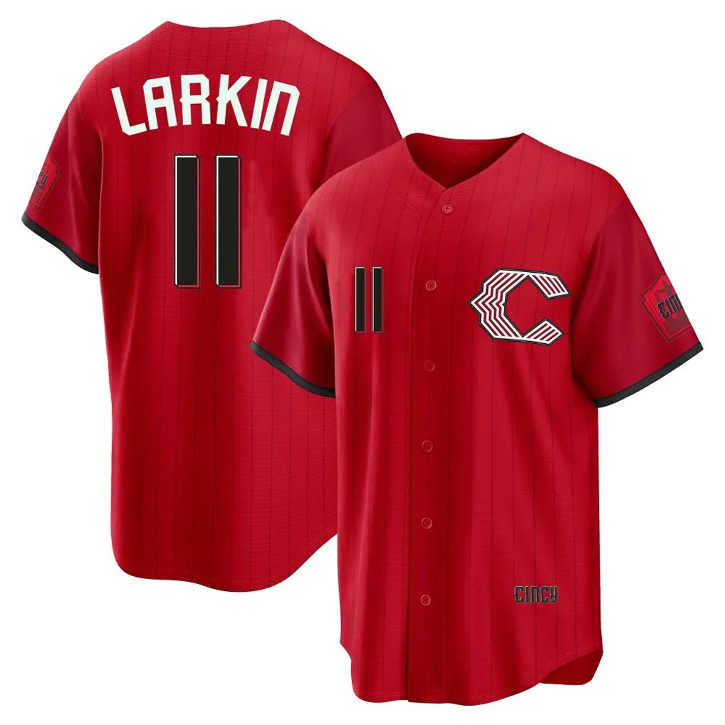 Seanshop C.Reds #11 Barry Larkin Player Red 2026 City Connect Home Game Stitched Jerseys