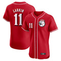 Seanshop C.Reds #11 Barry Larkin Player Red Limited Elite Home Game Stitched Jerseys