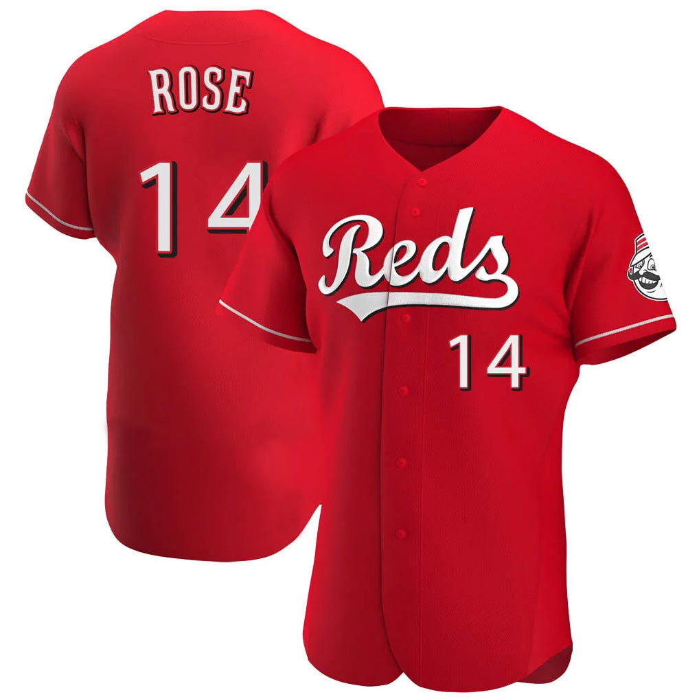Seanshop C.Reds #14 Pete Rose Player Red Limited Elite Home Stitched Jerseys