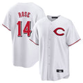 Seanshop C.Reds #14 Pete Rose Player White Home Game Stitched Jerseys