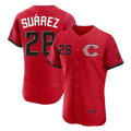 Seanshop C.Reds #28 Eugenio Su¨¢rez Player Red 2026 City Connect Limited Elite Home Stitched Jerseys