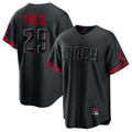 Seanshop C.Reds #29 TJ Friedl Player Black City Connect Home Game Stitched Jerseys