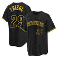 Seanshop C.Reds #29 TJ Friedl Player Black Snake Skin City Home Stitched Jerseys