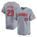 Seanshop C.Reds #29 TJ Friedl Player Gray Home Limited Stitched Jerseys