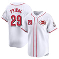 Seanshop C.Reds #29 TJ Friedl Player White Home Limited Stitched Jerseys