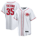 Seanshop C.Reds #35 Jose Trevino Player White Game Home Stitched Jerseys