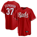Seanshop C.Reds #37 Tyler Stephenson Player Red Home Game Stitched Jerseys