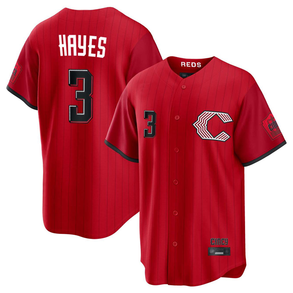 Seanshop C.Reds #3 Ke'Bryan Hayes Player Red 2026 City Connect Home Game Stitched Jerseys
