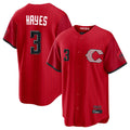 Seanshop C.Reds #3 Ke'Bryan Hayes Player Red 2026 City Connect Home Game Stitched Jerseys