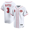 Seanshop C.Reds #3 Ke'Bryan Hayes Player White Home Limited Stitched Jerseys