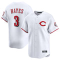 Seanshop C.Reds #3 Ke'Bryan Hayes Player White Limited Home Stitched Jerseys