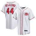 Seanshop C.Reds #44 Elly De La Cruz Player White Game Home Stitched Jerseys