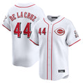 Seanshop C.Reds #44 Elly De La Cruz Player White Home Limited Stitched Jerseys