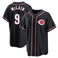 Seanshop C.Reds #9 Matt McLain Player Black Fashion Out Home Game Stitched Jerseys