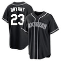 Seanshop C.Rockies #23 Kris Bryant Player Black Fashion Out Home Game Stitched Jerseys