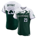 Seanshop C.Rockies #23 Kris Bryant Player Green City Connect Limited Elite Home Stitched Jerseys