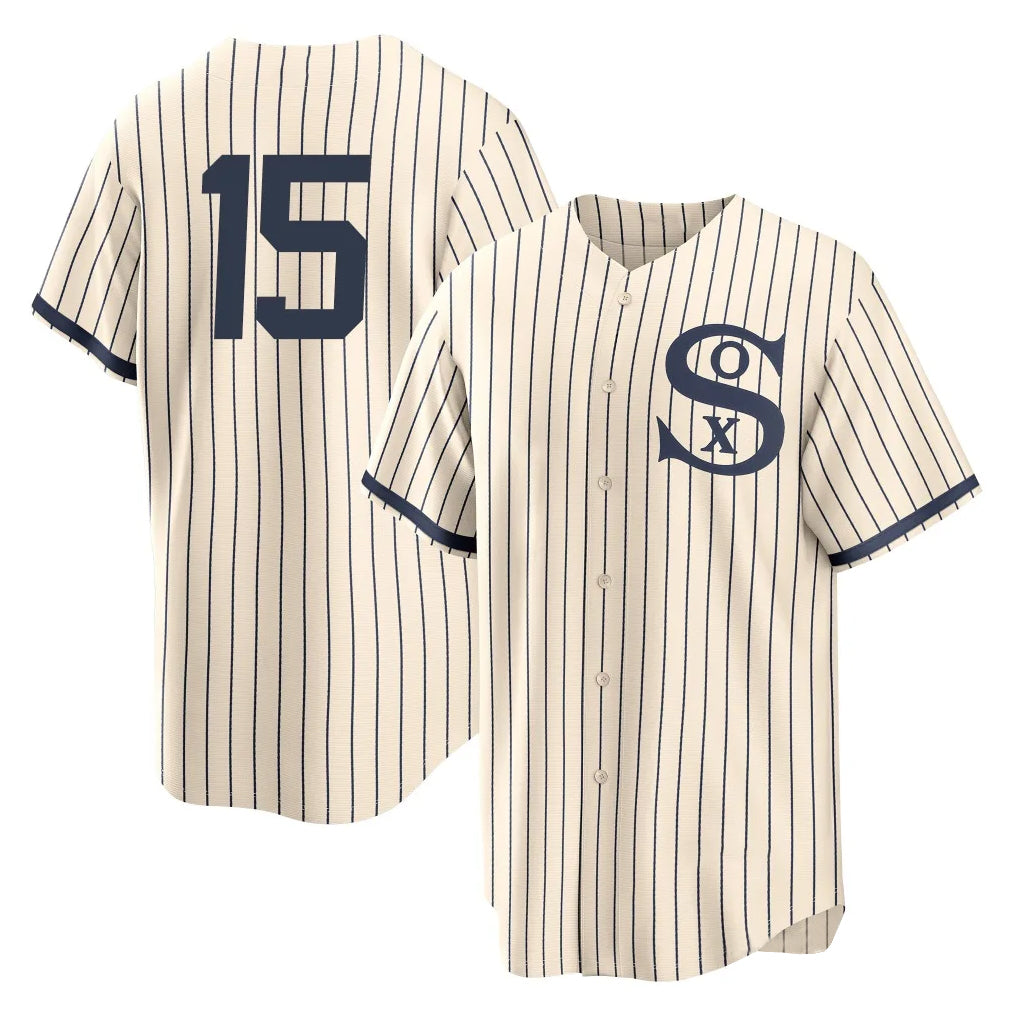 Seanshop C.White Sox #15 Sean Newcomb Player Cream Field of Dreams Home Game Stitched Jerseys