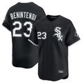 Seanshop C.White Sox #23 Andrew Benintendi Player Black Home Game Stitched Jerseys