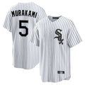 Seanshop C.White Sox #5 Munetaka Murakami Player White Stripe Home Game Stitched Jerseys