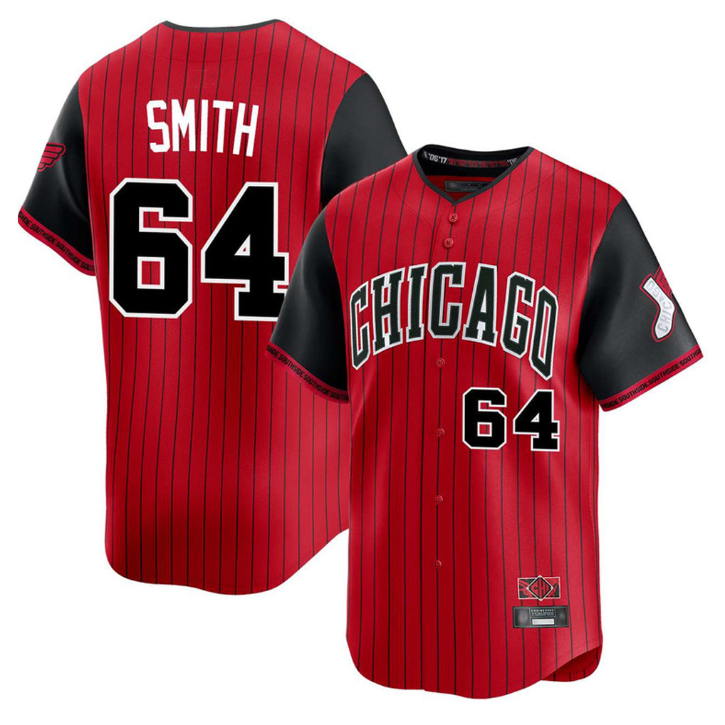 Seanshop C.White Sox #64 Shane Smith Player Red City Connect Limited Home Stitched Jerseys