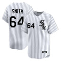 Seanshop C.White Sox #64 Shane Smith Player White Stripe Limited Home Stitched Jerseys