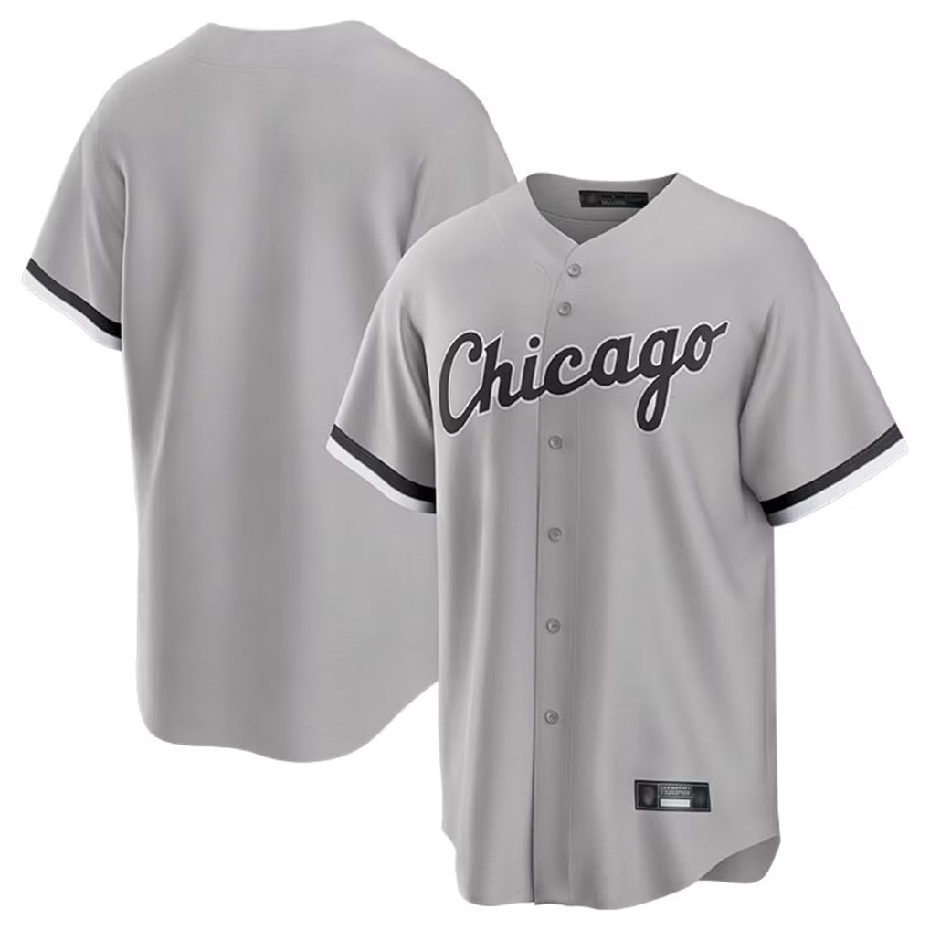 Seanshop C.White Sox ## White Sox Blank Player Gray Home Game Stitched Jerseys