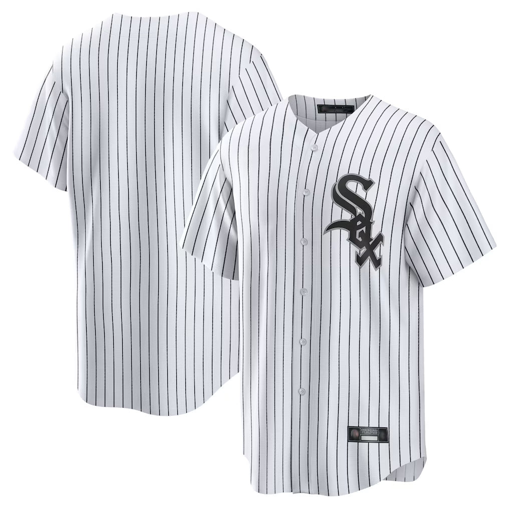 Seanshop C.White Sox ## White Sox Blank Player White Stripe Home Game Stitched Jerseys
