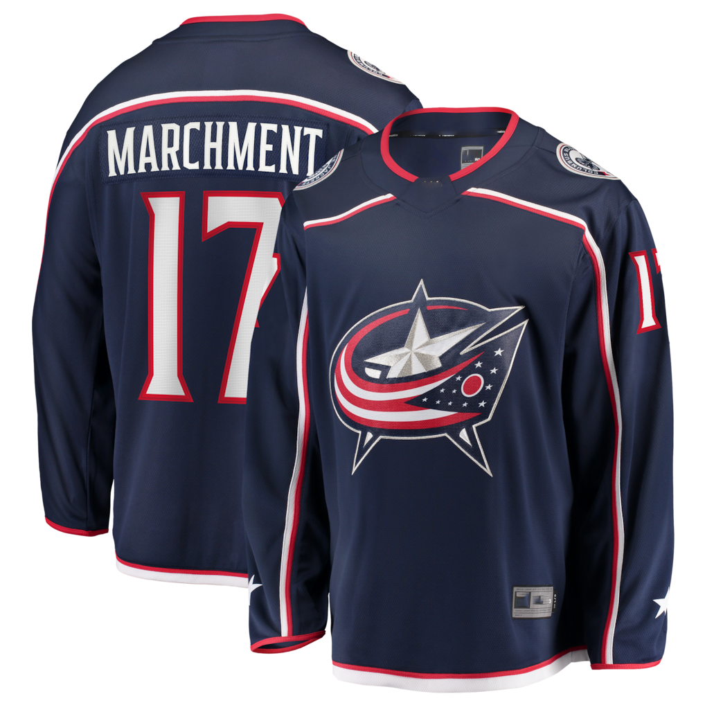Seanshop CB.Jackets #17 Mason Marchment Navy Home Premier Breakaway Player Jersey
