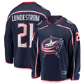 Seanshop CB.Jackets #21 Isac Lundestrom Navy Home Breakaway Jersey