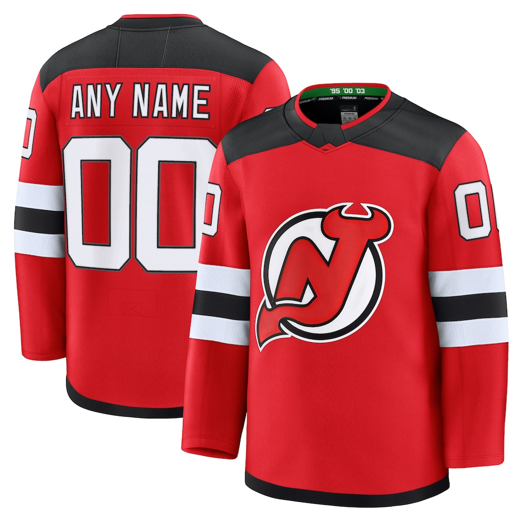 Seanshop Cheap NJ.Devils Red Home Premium Jerseys