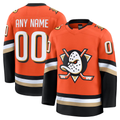 Seanshop Custom A.Ducks Orange Home Authentic Pro Jerseys
