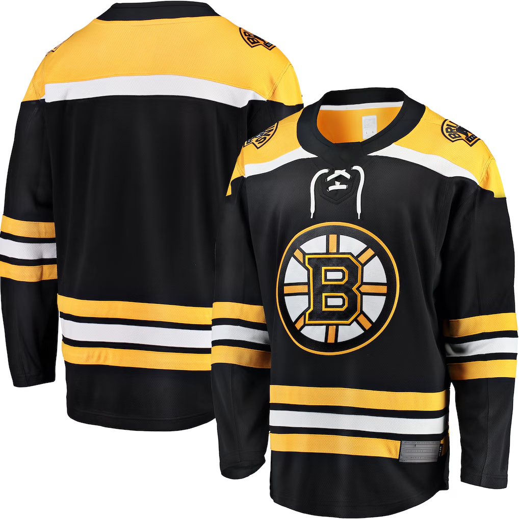 Seanshop Custom B.Bruins Black Home Premium Stitched Jersey