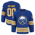 Seanshop Custom B.Sabres Royal Home Authentic Pro Stitched Jerseys