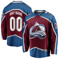 Seanshop Custom C.Avalanche Maroon Home Breakaway Jerseys