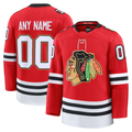 Seanshop Custom C.Blackhawks Red Centennial Premium Jerseys