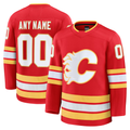 Seanshop Custom C.Flames Red Home Premium Jerseys
