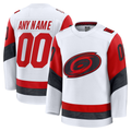 Seanshop Custom C.Hurricanes White Away Premium Stitched Jerseys