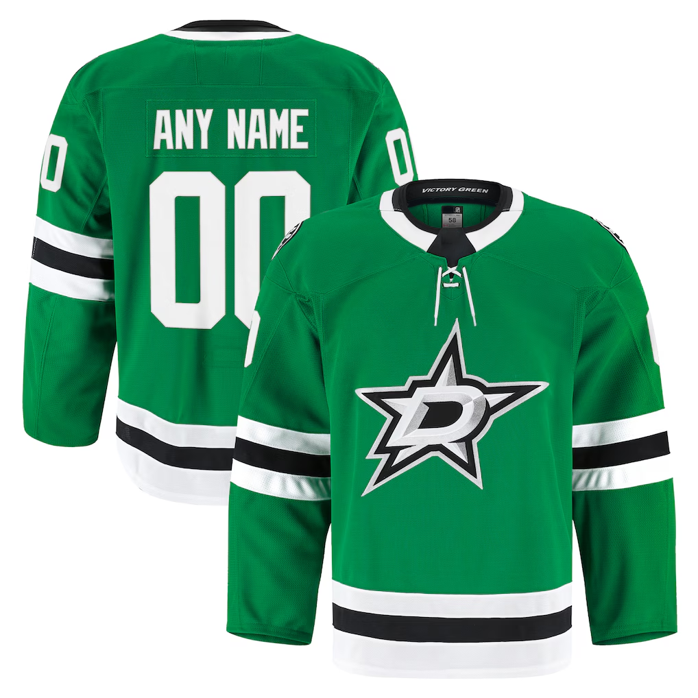 Seanshop Custom D.Stars Kelly Green Home Authentic Pro Jerseys