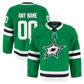 Seanshop Custom D.Stars Kelly Green Home Authentic Pro Jerseys