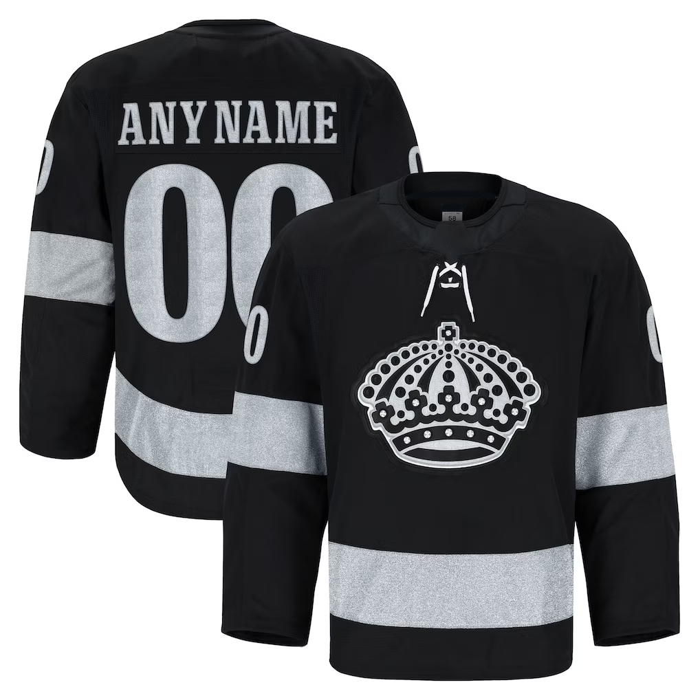 Seanshop Custom LA.Kings Black Alternate Authentic Pro Jerseys