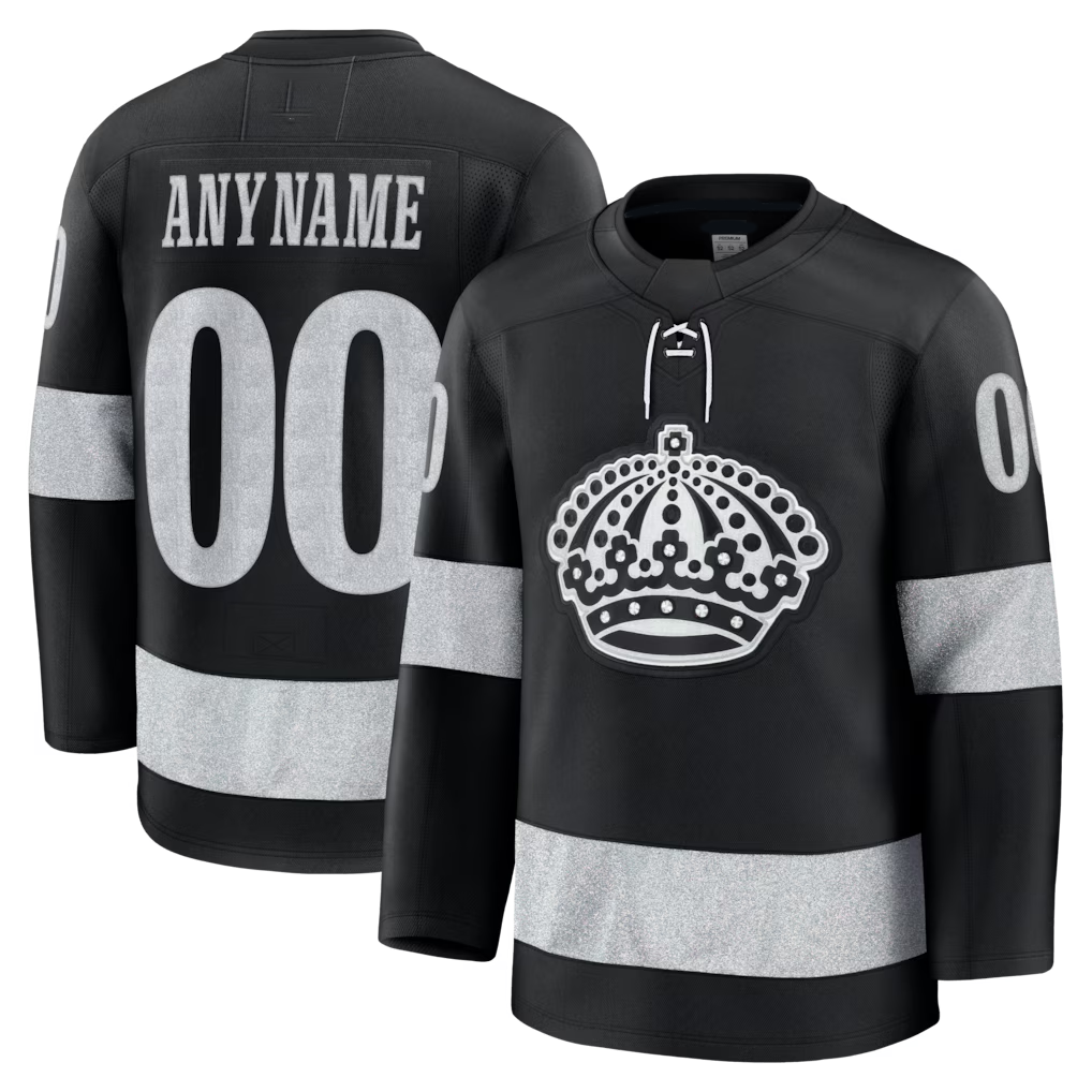 Seanshop Custom LA.Kings Black Alternate Premium Jerseys