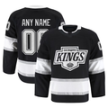 Seanshop Custom LA.Kings Black Home Authentic Pro Jerseys