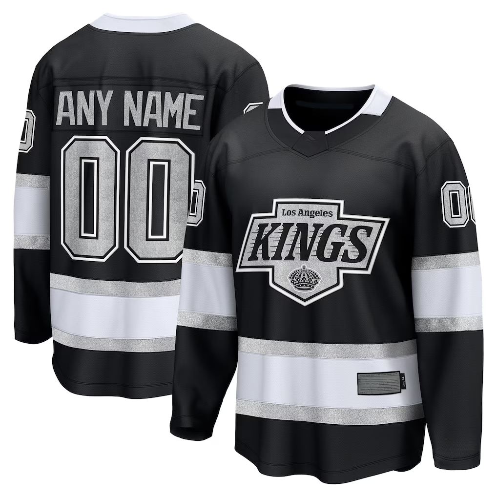 Seanshop Custom LA.Kings Black Home Breakaway Jerseys