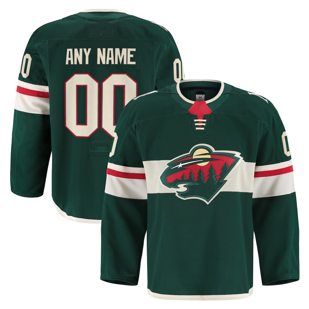 Seanshop Custom M.Wild Green Home Authentic Pro Jerseys